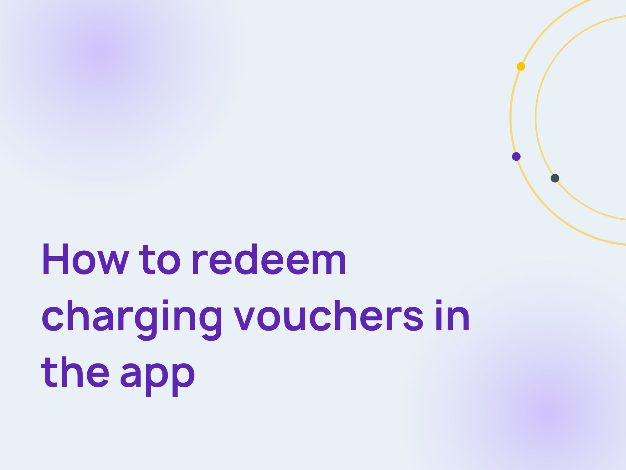 How To Redeem Charging Vouchers